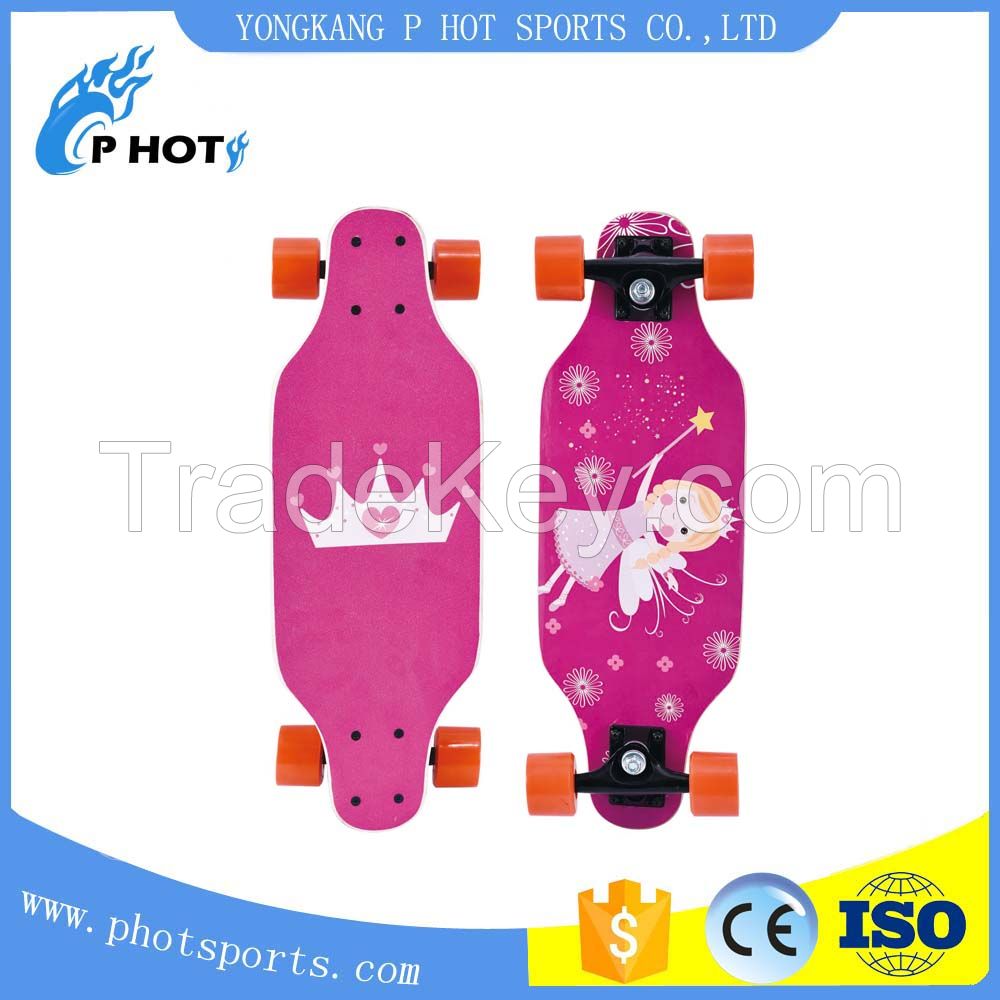 chinese maple mini longboard hot selling skateboard 