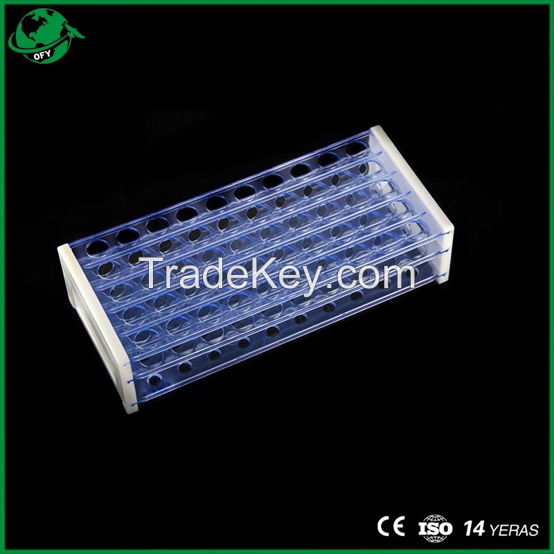 Lab Plastic Test Tube Rack Detachable