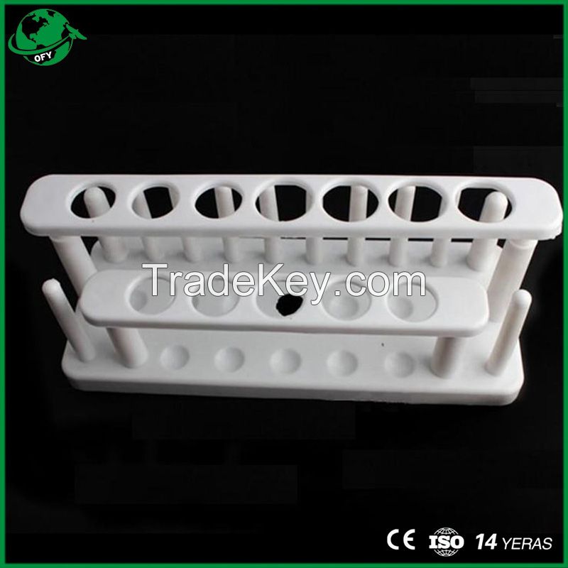 Lab Plastic Double Row Test Tube Rack Detachable