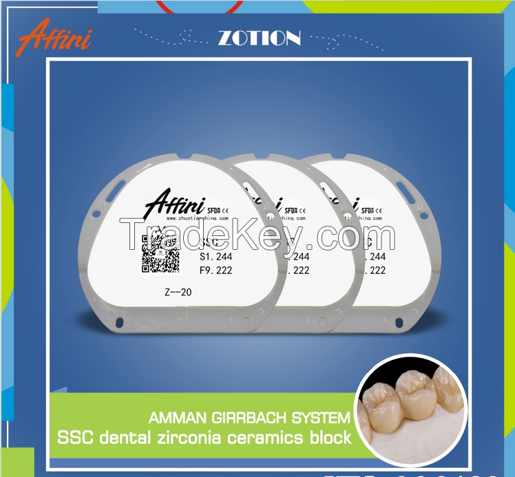 Dental zirconia block/CAD CAM milling system for dental product