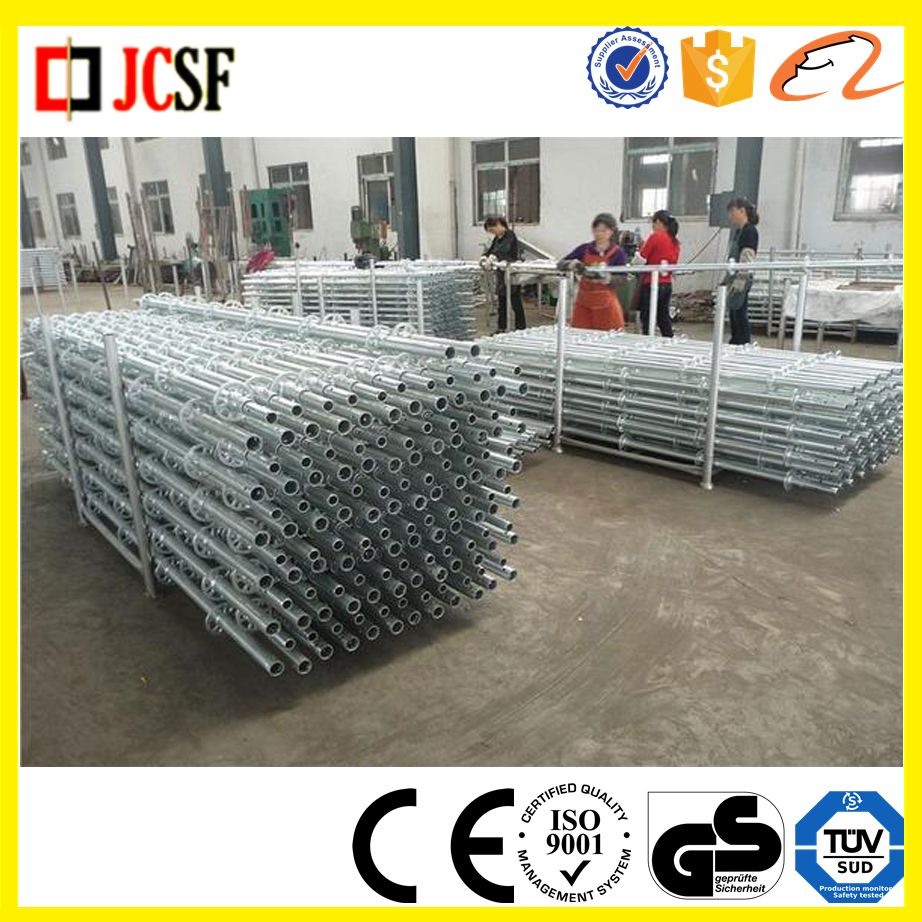 Hot Dip Galvanised Ringlock Scaffold Standard factory made