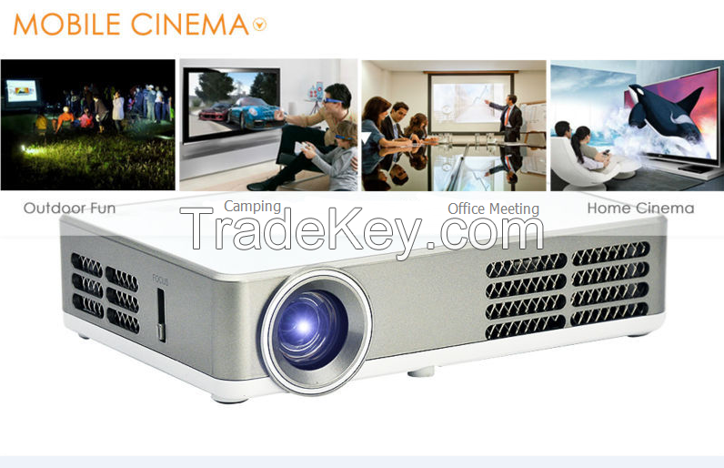 Hot sale 1080P projector/LCD projector/mini projector support wifi, android os