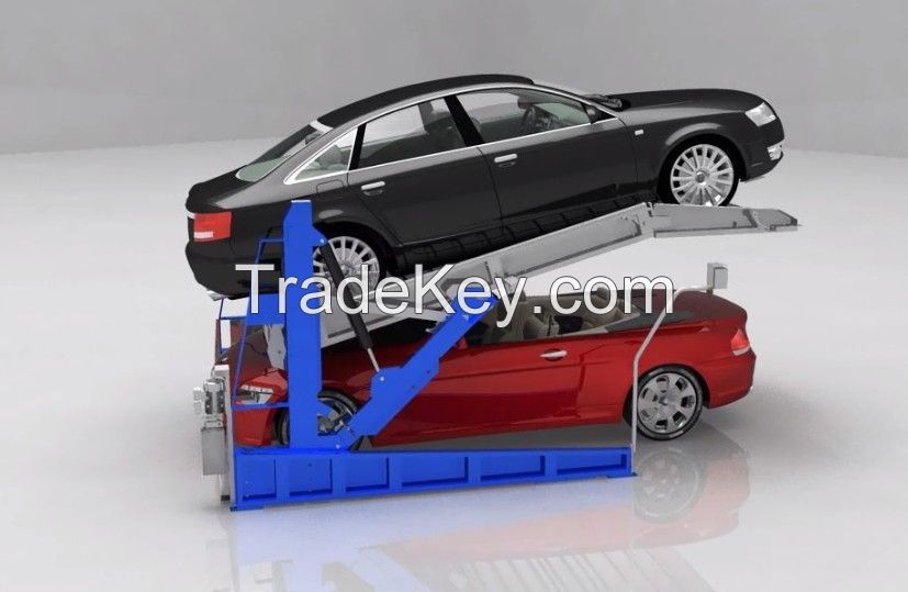 hydraulic tilting parking lift 2 post tilt car lifts for home garage