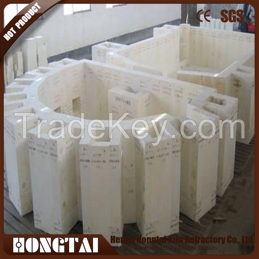 AZS brick for glass furnace