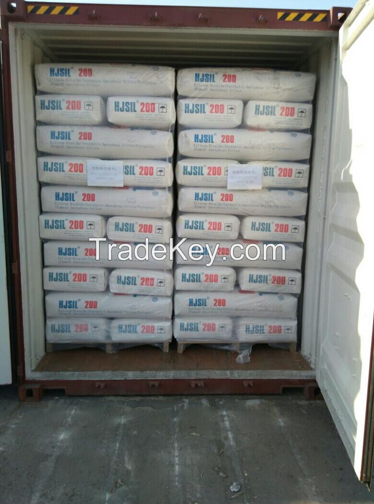 Plastic raw material HJSIL fumed silica with competitive price