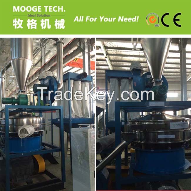 Automatic plastic pulverizer/milling/grinder for PE PP PVC LDPE LLDPE