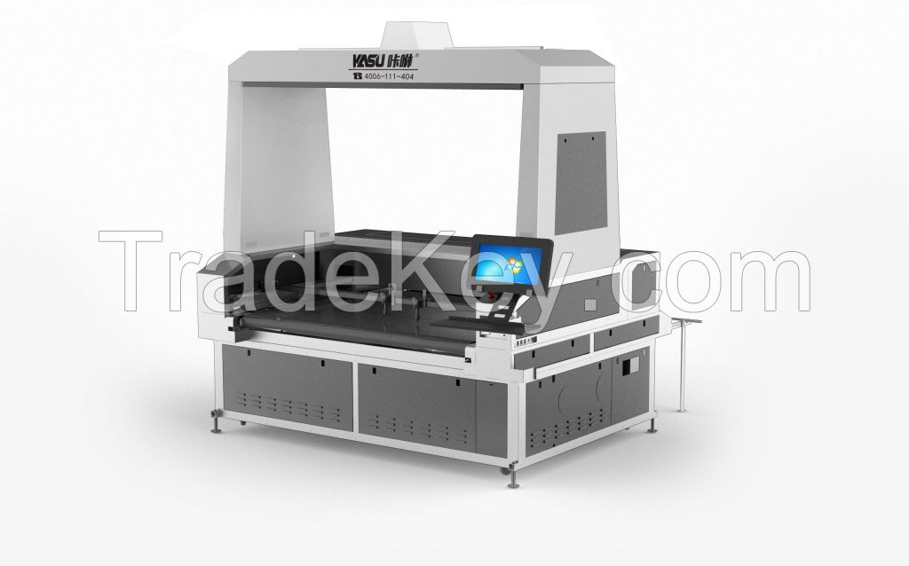 KASU laser smart big vision camera laser cutting machine