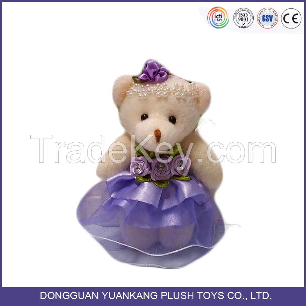 YK OEM FACTORY colorful plush teddy bear stuffed animals