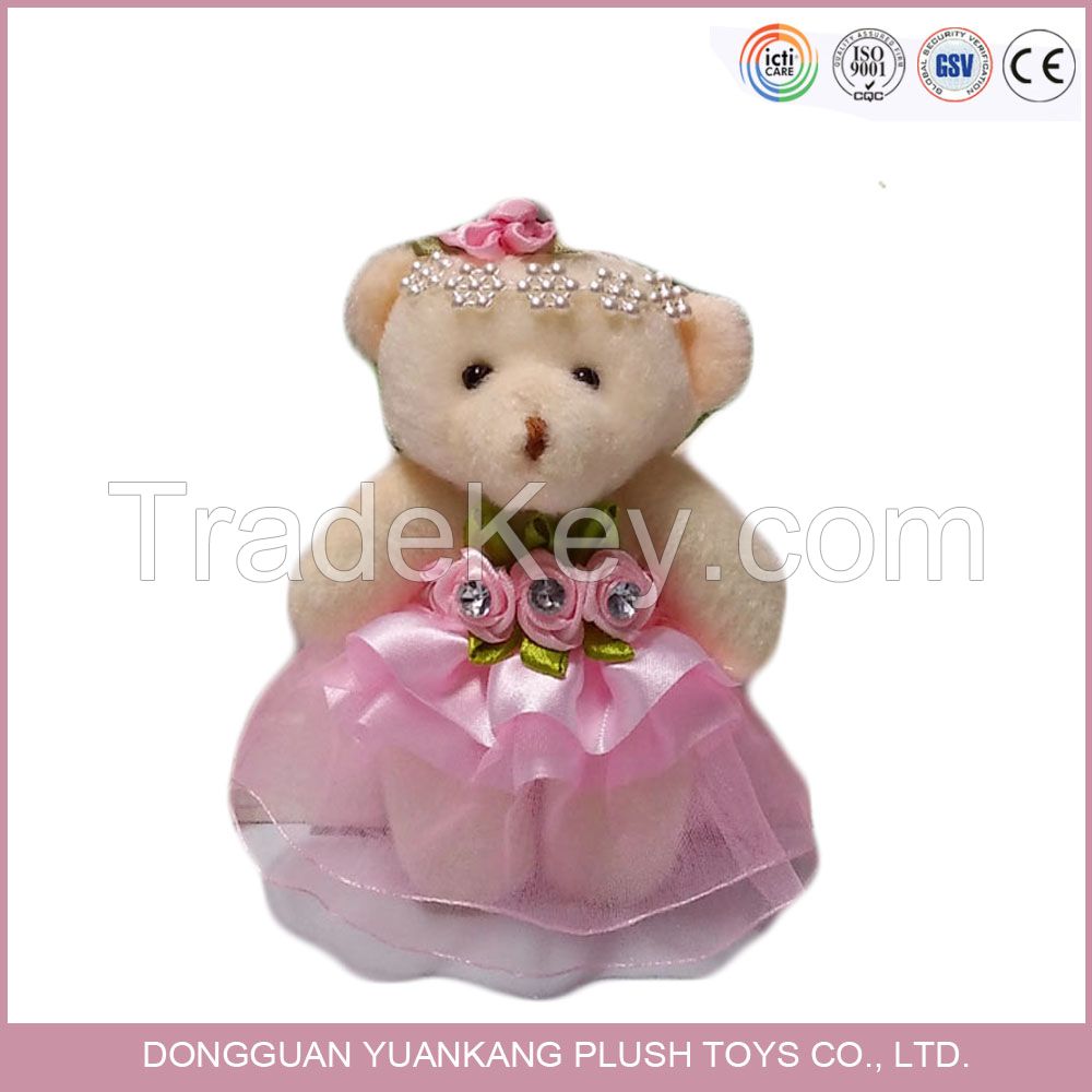 YK OEM FACTORY colorful plush teddy bear stuffed animals