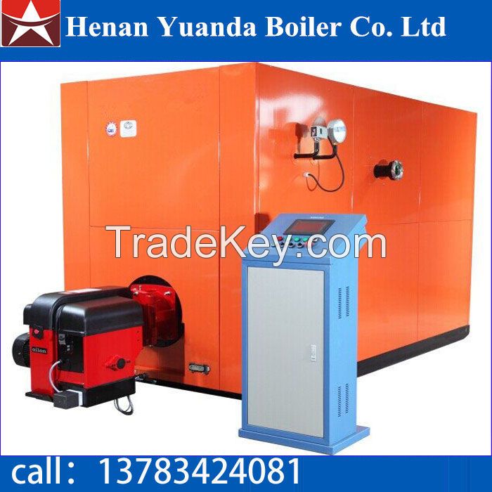 0.35, 0.48 , 0.7 , 1.25 , 1.4 MW negative pressure oil/gas fired vacuum hot water boiler