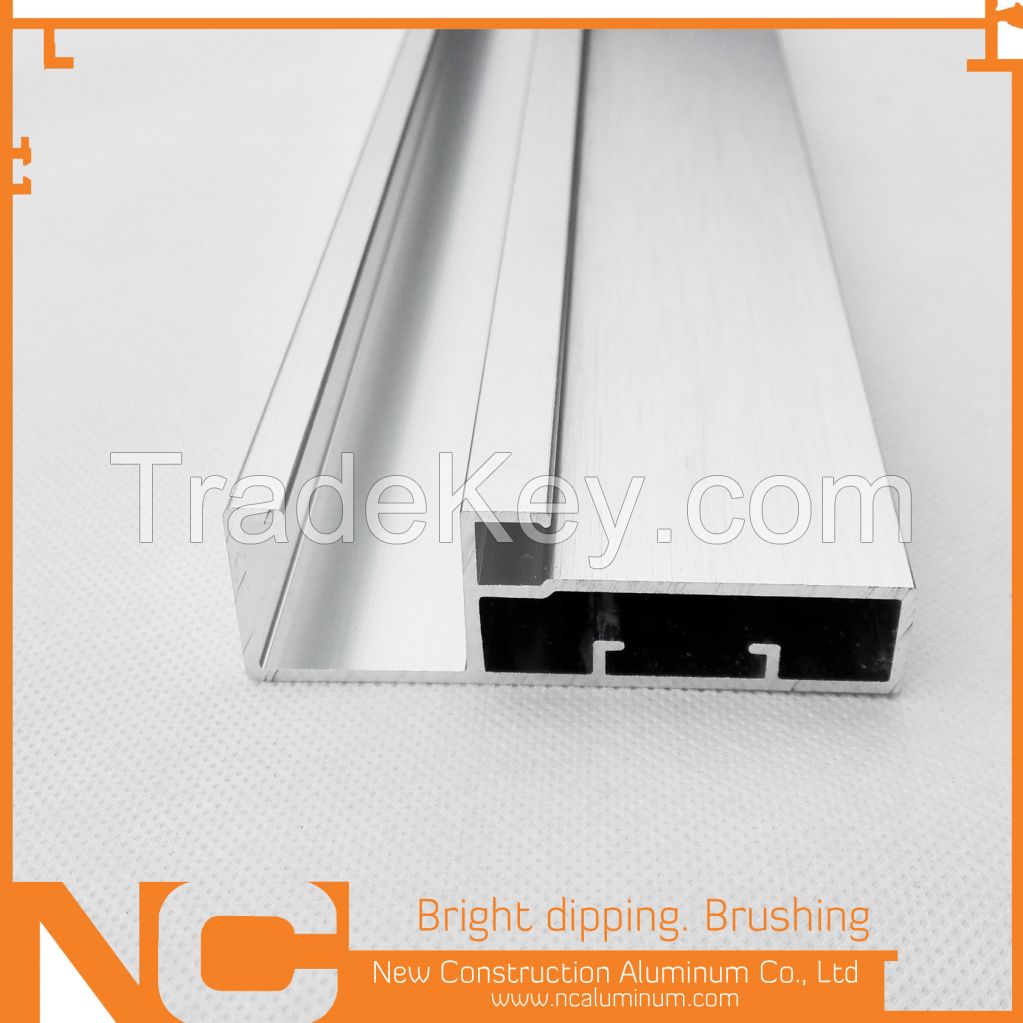 Bright dipping aluminum profile By Zhaoqing New Construction Aluminum