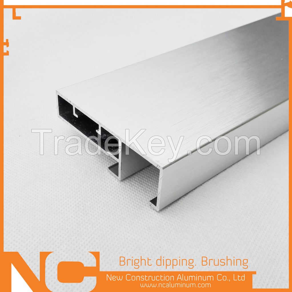 Bright dipping aluminum profile By Zhaoqing New Construction Aluminum