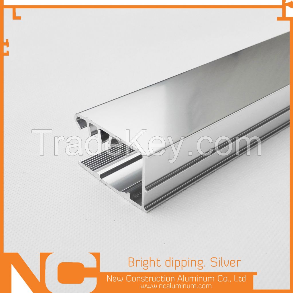 Bright dipping aluminum profile