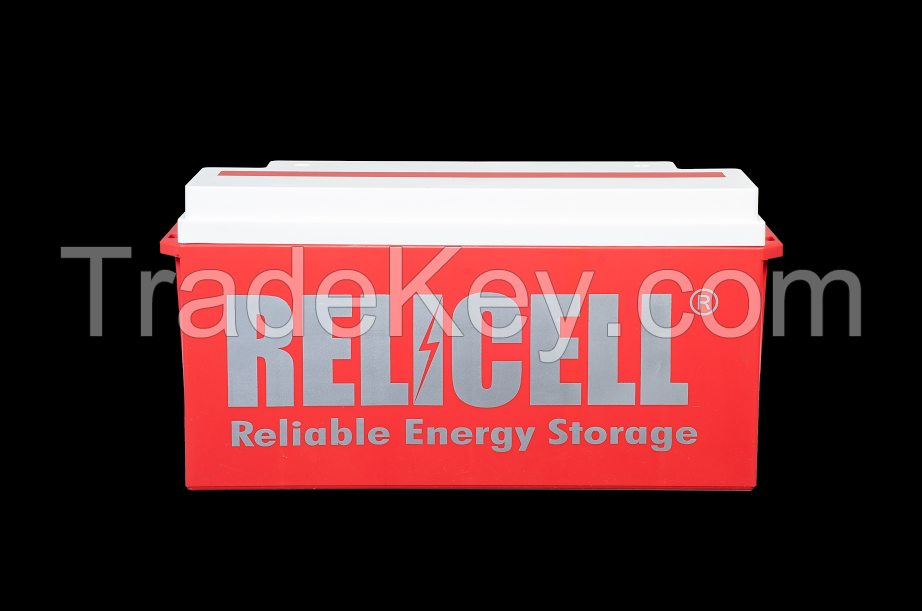 Relicell Ultra Gel maintenance free VRLA / SMF Battery for Inverter, 12V 1250 Watt Hours - 48 months