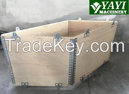 High quality crate double hole steel strip machine