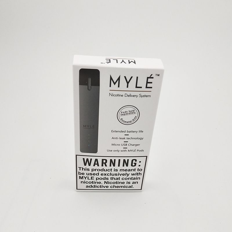 Myle Basic kit Myle Device Battery Vaporizes include Myle Device and USB charger with 7 colors In Stock High Quality