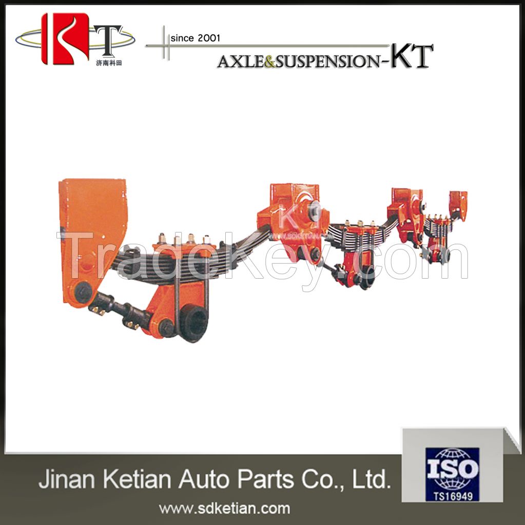 16 ton american type tandem axle suspension