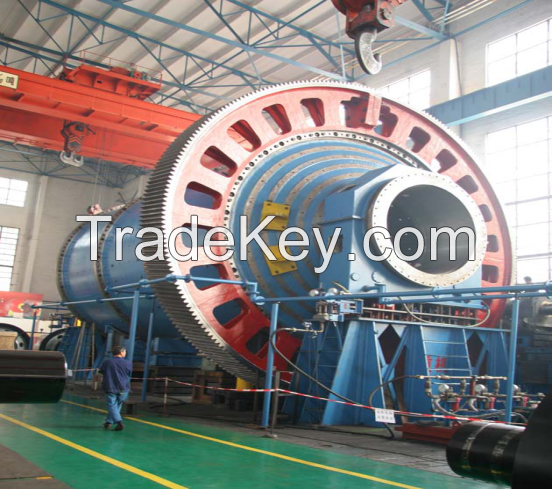 Wet overflow ball mill for grinding gold ore 