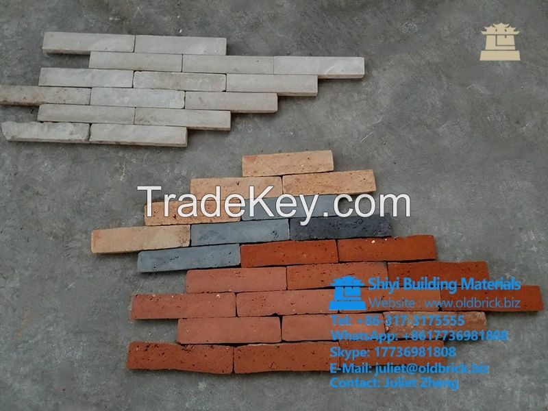 old clay wall brick