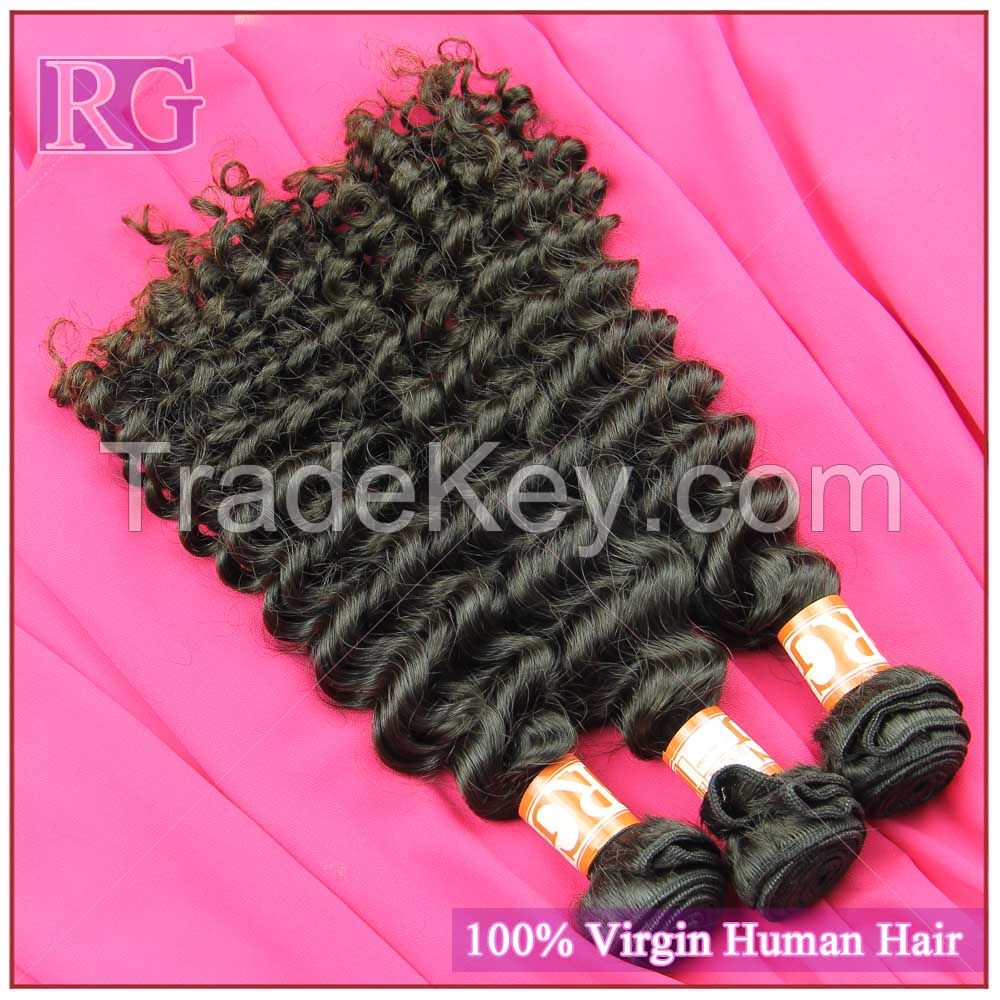 Brazilian Deep Wave 8inch -30inch Deep Curl Hair Bundles RG VIRGIN HAIR