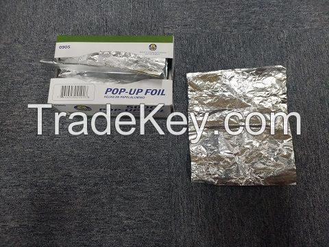 disposable Aluminum Foil Pop Up sheet for kitchen