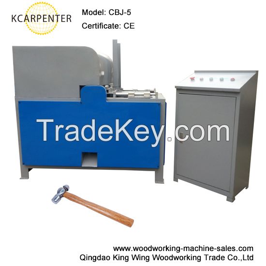 wooden hammer handle making machine automatic feeding wood lathe CBJ-5