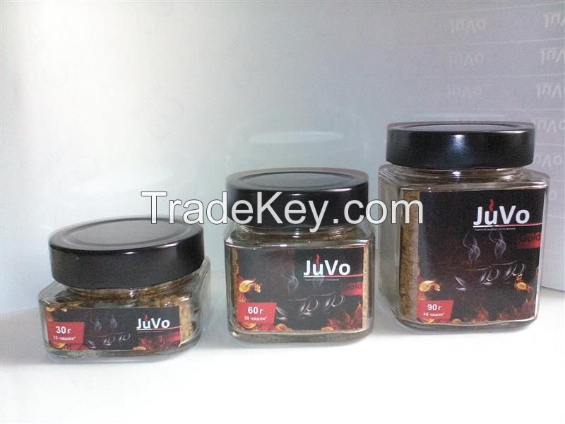 JuVo Gold coffee instant 150g glass jar (90g/60g/30g)