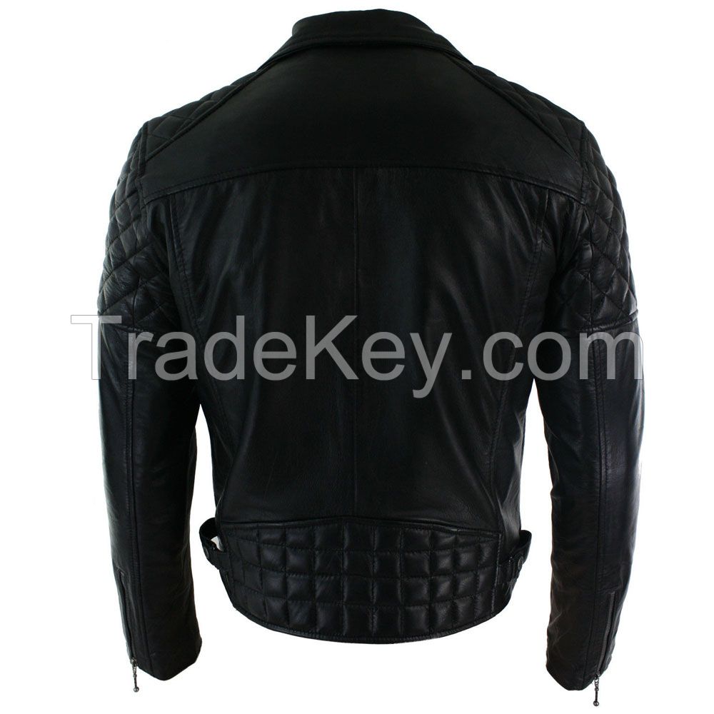 LEATHER MEN FASHION JACKET KMX-0088