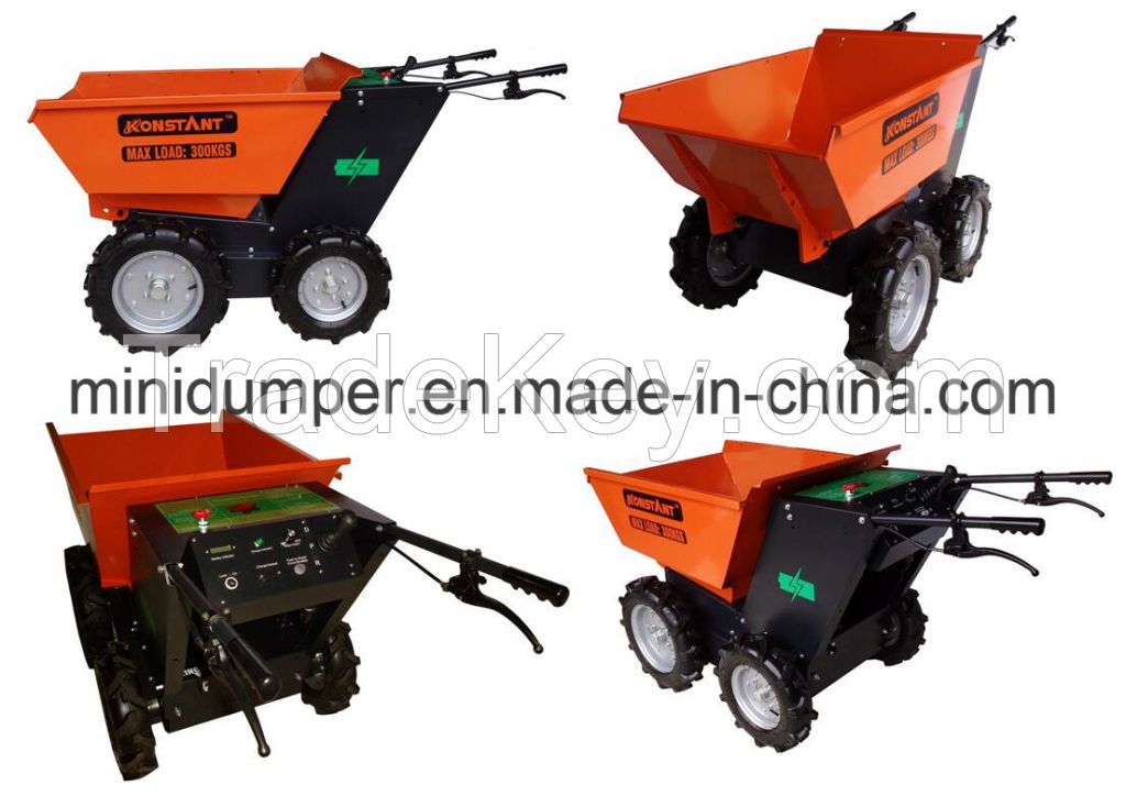 Electric Mini Dumper, Motorizd Wheelbarrow, Power Wheel Barrow