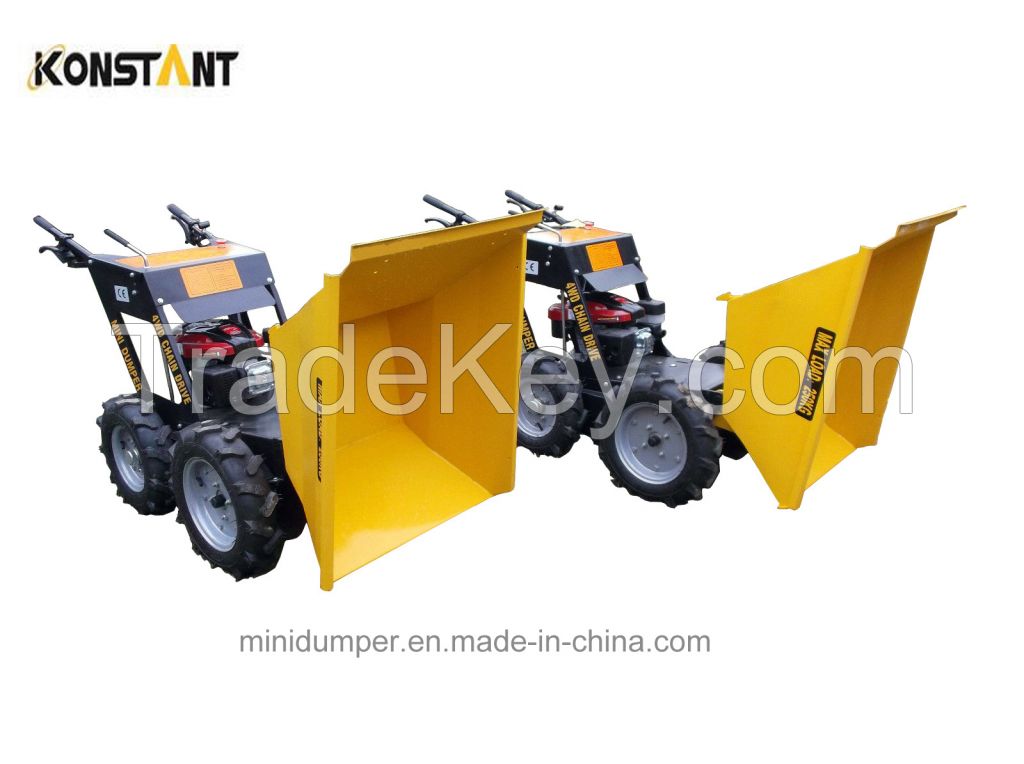 4WD Muck Truck Mini Dumper Mini Transporter Machine