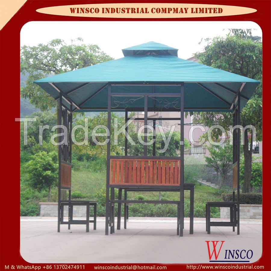 Square Double Tops Outdoor Pavilion D-1005