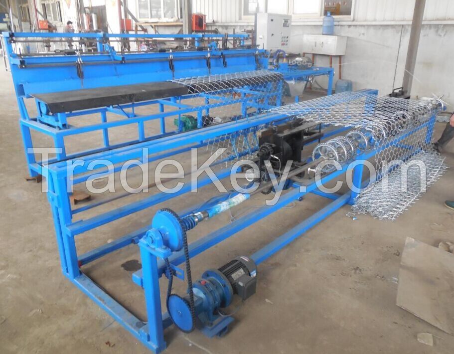 Automatic Chain link fence machine(wire diameter:1-4mm)