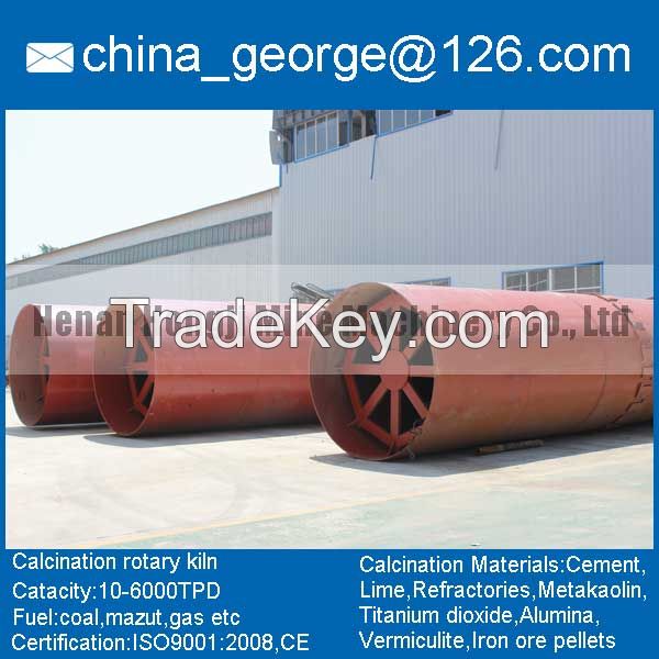 Large capacity hot sale low grade iron ore rotary kiln sold to Andijon