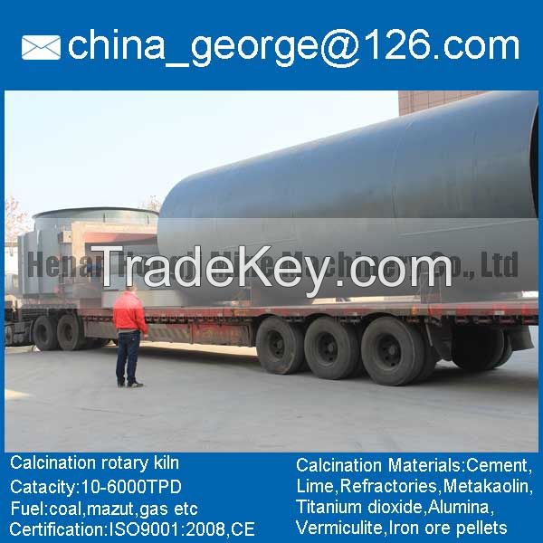 Large capacity hot sale low grade iron ore rotary kiln sold to Andijon