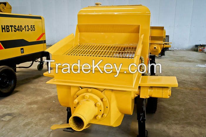 25 cubic electric type Trailer Mounted Concrete Pump for sale for   