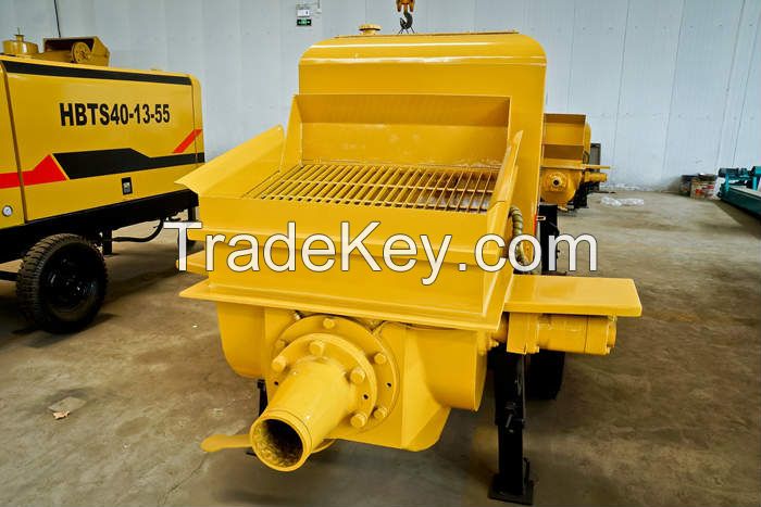 40 cubic electric type Trailer Mounted Concrete Pump for sale for   