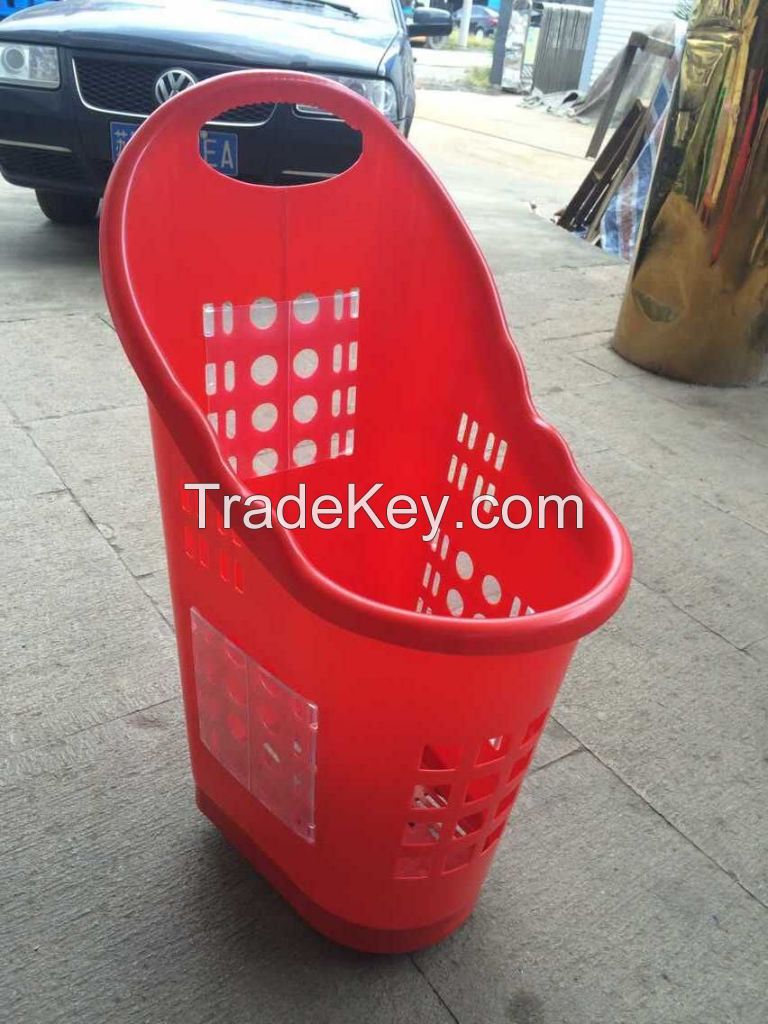 supermarket basket with handle