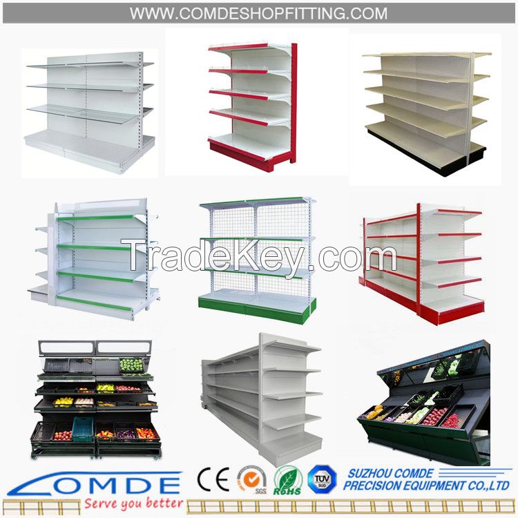 high quality display shelf used for supermarket