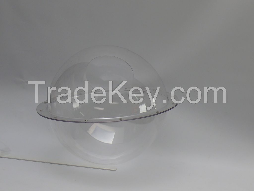 PMMA acrylic plastic semisphere halfsphere sphere ball bubble