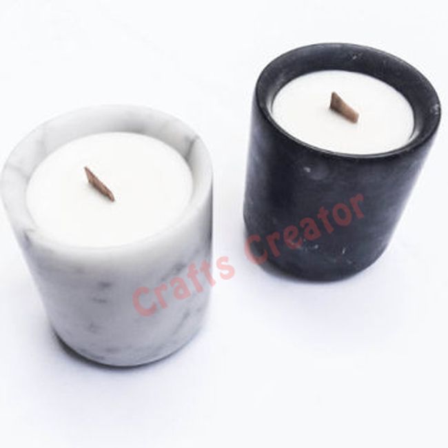 MARBLE ONYX CANDLE JAR