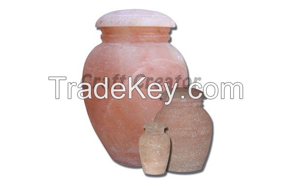 HIMALAYAN NATURAL SALT ASH URN