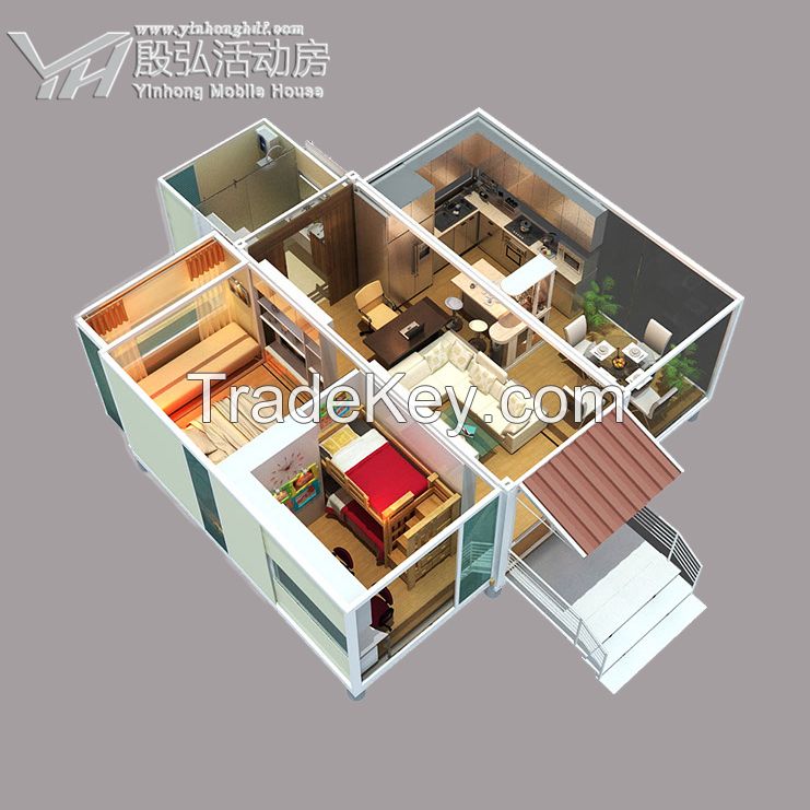 YMH Premade Container Home & Flat Pack Container House for sale 