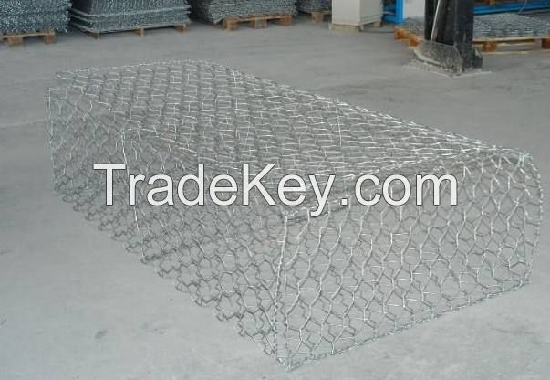 Gabion box, mesh