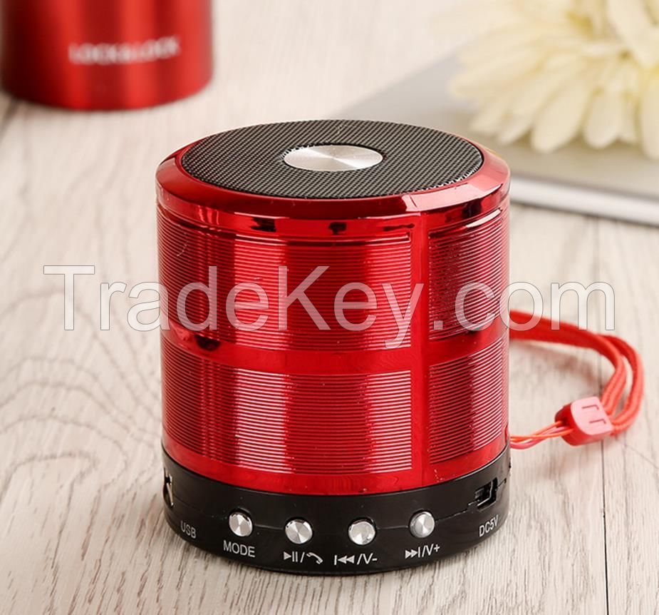 HIFI Stereo portable mini bluetooth wireless speaker ws 887 USB TF mini speaker 