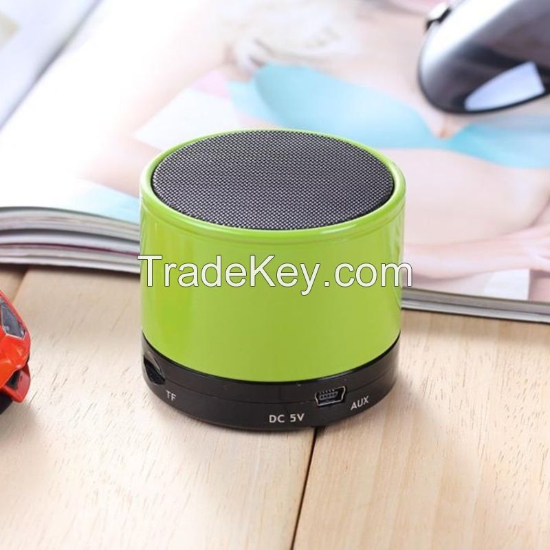 stereo mini metal bluetooth speaker hifi wireless handsfree with TF card