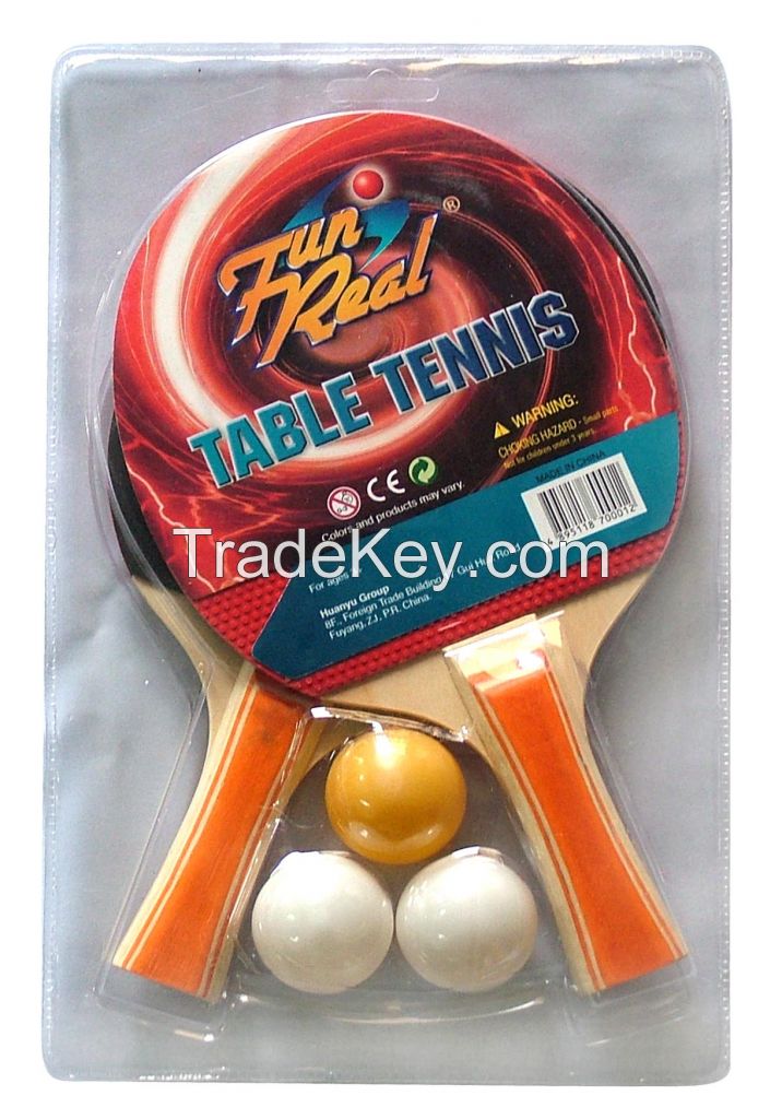 wooden Table tennis set