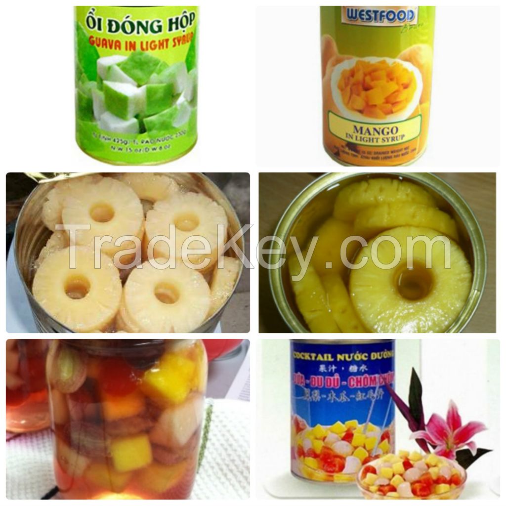 Canned fruit