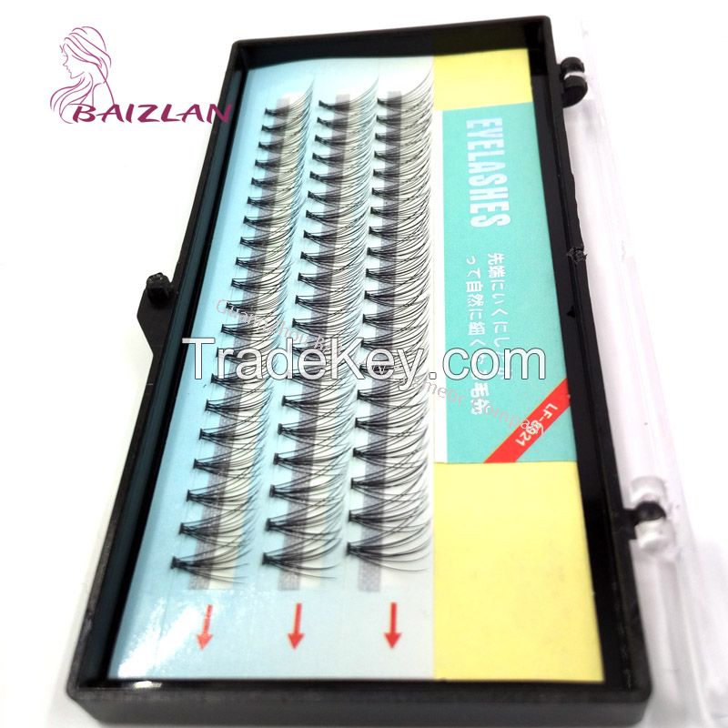 Original factory supply 2D-20D faux mink 0.07thickness premade fan eyelash extensions OEM