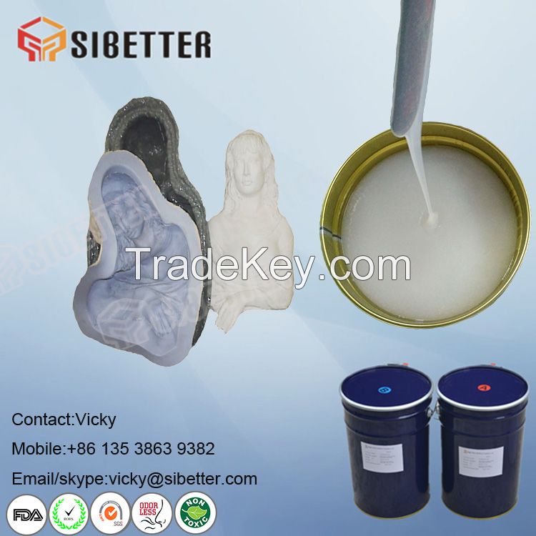 High Strength Liquid Silicone Rubber to Make Silicone Molds for Sculpture