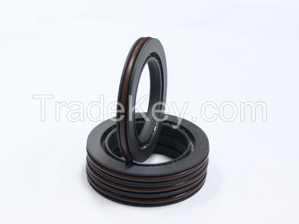 PTFE and H type spring activated seal